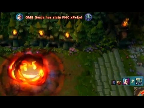 LCS 2014 GENJA insane JINX smd ROCKET vs FNATIC xPeke fizz at top line [HD] [LATEST] Febrary 1