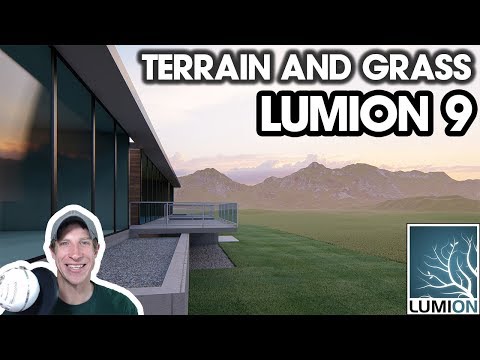 PHOTOREALISTIC RENDERING from SketchUp Model in Lumion 9 (Ep 2) - Terrain and Grass