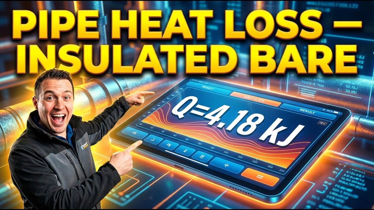 Pipe Heat Loss Calculator — Insulated Bare