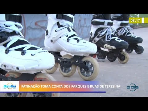 Patinação toma conta dos parques e ruas de Teresina 12 02 2021
