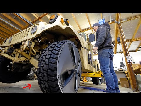 NEW WHEELS! - My Electric Hummer Has Liquids inside?