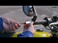 [Installation tutorial] Motorcycle mounting kit for bar end mirror with heavy weight for 6mm thread
