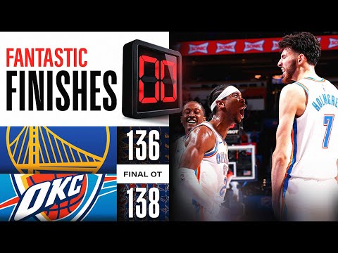 Final 3:03 OT ENDING Warriors at Thunder | December 8, 2023