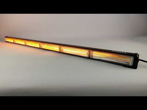 Проблесковая балка Samrai 26-6COB, 89.5 см, 14 режимов,  односторонняя оранжевая