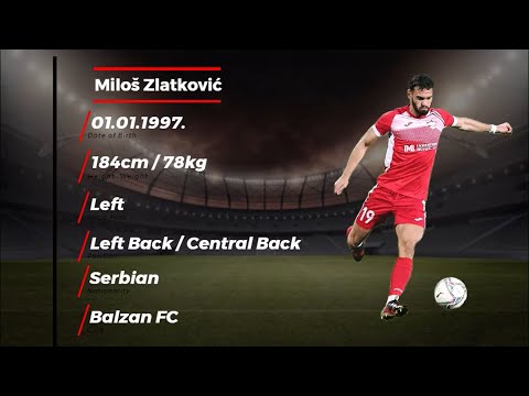 Milos Zlatkovic ● CB/LB ● Balzan FC ● 2022