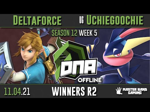 DNA S12:W5 - Deltaforce (Link) vs UG | Uchiegoochie (Greninja, Captain Falcon) - WR2