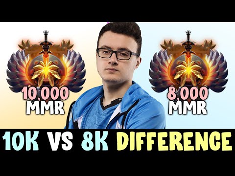Difference in 10,000 and 8,000 MMR CARRY — MIRACLE vs FREE FARM Morphling