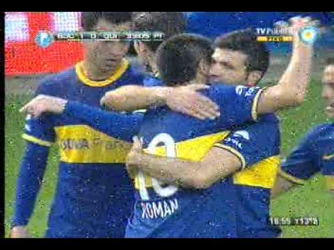 Gol de Gigliotti Boca 2 - Quilmes 0