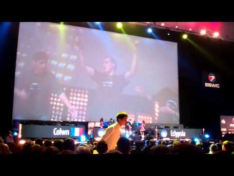 The entrance of colwn & Eclypsia in the ESWC 2012 Final