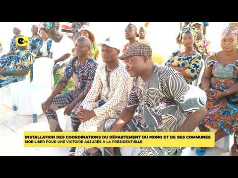 Installation des coordinations du département du mono et de ses communes