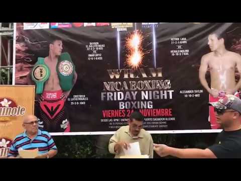 Pesaje Oficial Pelea Ricardo Martinez VS Hector "El Zurdo" Torrez