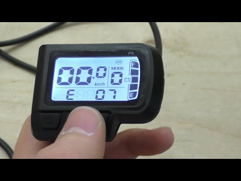 ошибка E 07 комплекта для электрификации велосипеда