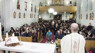preview picture of video 'SVETA MISA POLNOĆKA 2014. (crkva sv. Ilije u Stocu)'