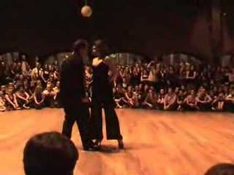  Giselle Anne  and  Gustavo Naveira  are  dancing  to  the  tango  "  Tokio Luminoso  "
