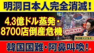 GW後の韓国観光に異変！明洞から日本人客激減、4.3億ドル連鎖損失と8700店危機で現地経済に衝撃
