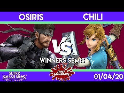 Saucy Saturdays #13 - Osiris (Snake) VS. Chili (Link) - Winners Semis - Smash Ultimate