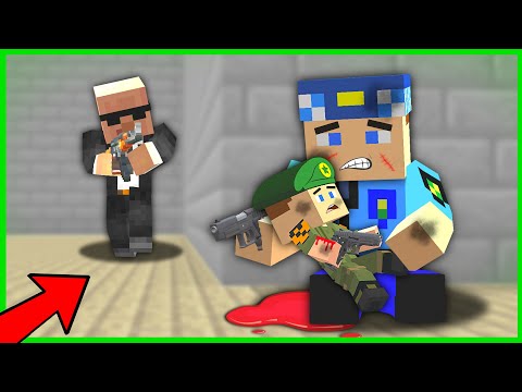 KEREM KOMİSER VE BEBEK ASKER VURULDU! 😱 - Minecraft