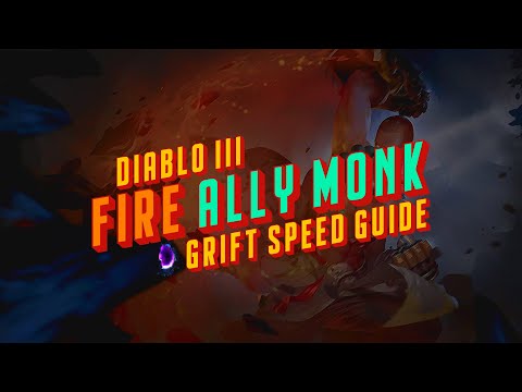 INNAS FIRE ALLY MONK | Speed Farming 120+ | Diablo III Season 24 Guide