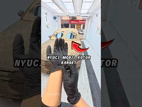 Nyuci mobil kotor banget #shorts