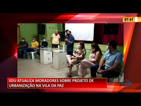 Moradores da Vila da Paz participam de reunião sobre projeto de urbanização do bairro 25 02 2021