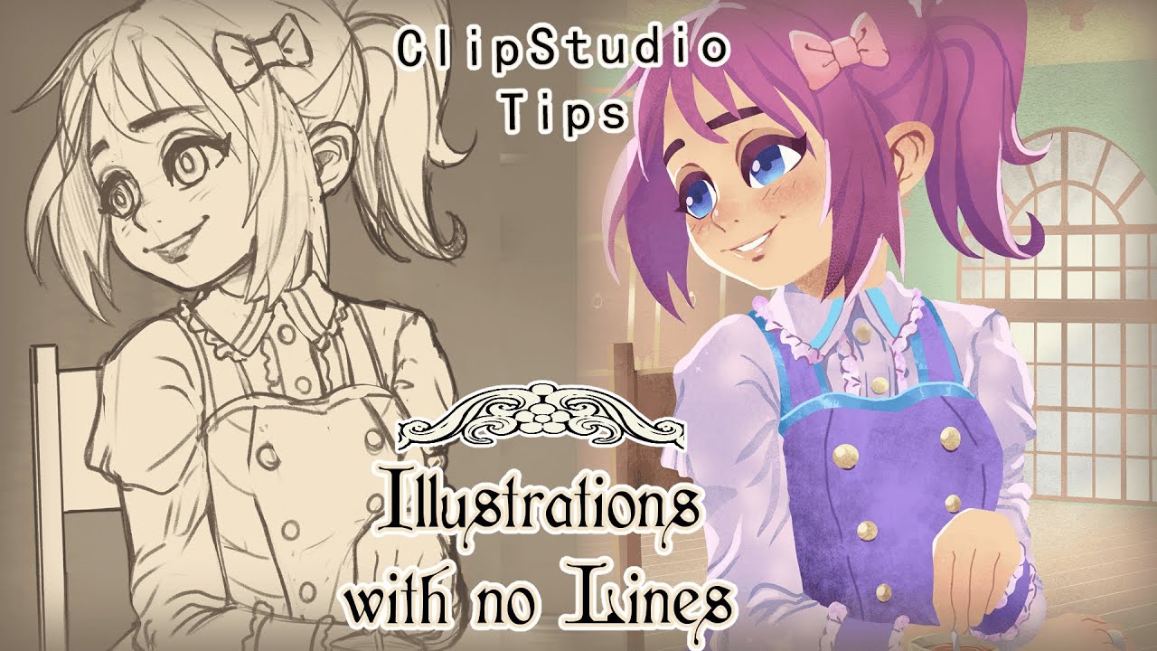 Clip Studio Tips || Lineless Art Tutorial