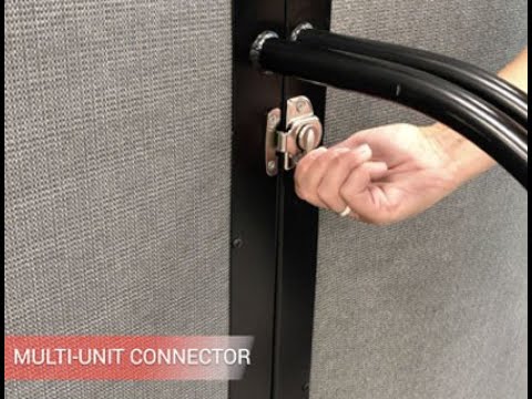Divider Panels Easily Connect With A Simple Latch-Screenflex