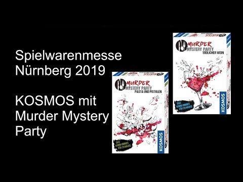 Spielwarenmesse 2019 Nürnberg - KOSMOS mit Murder Mystery Party - Die Brettspieltester