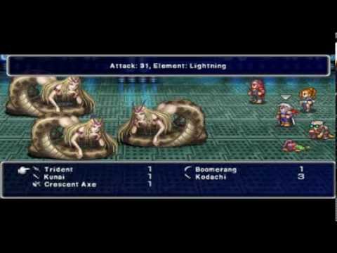 Let's Play Final Fantasy IV The After Years [PSP] Part 37 Edge's Challenge Dungeon dattebayo...