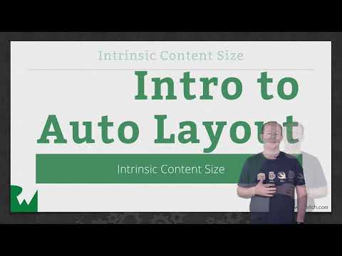 Introduction to Auto Layout in iOS Intrinsic Content Size raywenderlich com