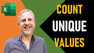Excel - Do a Count of Unique Values | Text and/or Number | Get a Count of Unique Values in Excel