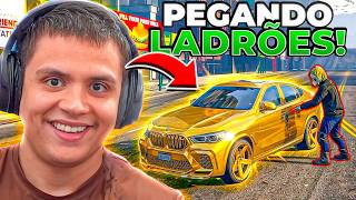 FIZ UMA ARMADILHA PARA PEGAR LADRÕES de CARRO no GTA RP 😱 (Modder Clips)