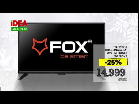 IDEA | Senzacionalna ponuda televizora važi do 31.12.2018.