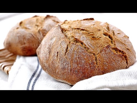农夫面包的制作方法 | How to make crispy farmer's bread