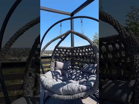Подвійна Гойдалка з ротанга Галант люкс #качели #ротанг