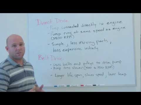 Direct drive vs belt drive pumps