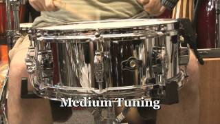 Video thumbnail for George Way Hollywood Heavy Brass Snare Drum by Drum Center of Portsmouth