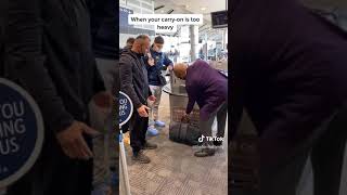 DELTA EMPLOYEE CONFRONTS ME ABOUT MY CARRY-ON! #shorts