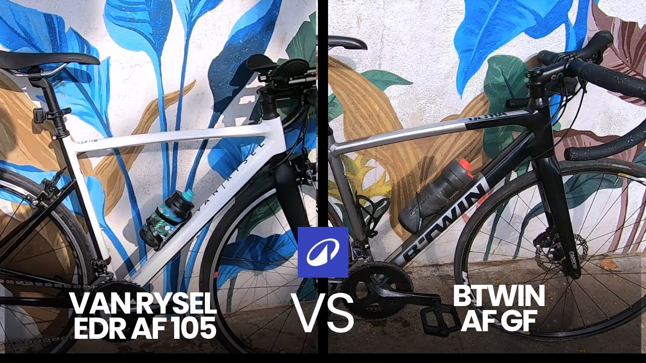 Is Van Rysel EDR AF105 Really Better Than BTWIN Ultra AF GF? | Decathlon Road Bike Comparison