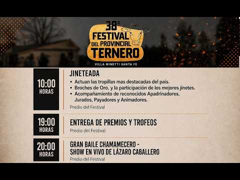 FIESTA PROVINCIAL DEL TERNERO - FOGON DIA DOMINGO