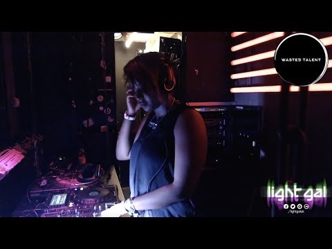 Techno DJ Mix Live - light gal - Wasted Talent Showcase - Cafe 1001 [Techno]