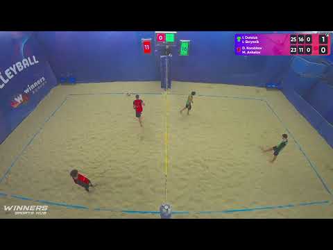 11:40 I. Datsiuk / I. Skrynnik - D. Korobkov / M. Anhelov 25.01.2023 | Winners Beach Volleyball