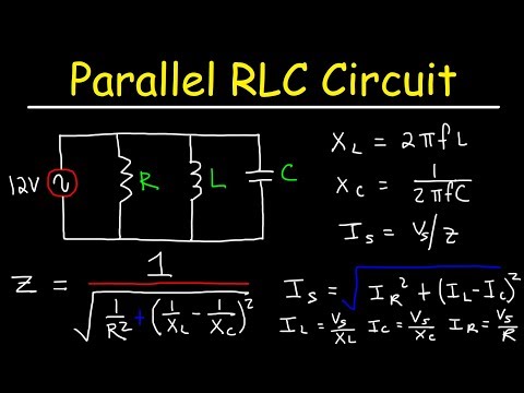 Parallel RLC Circuit Example Problem