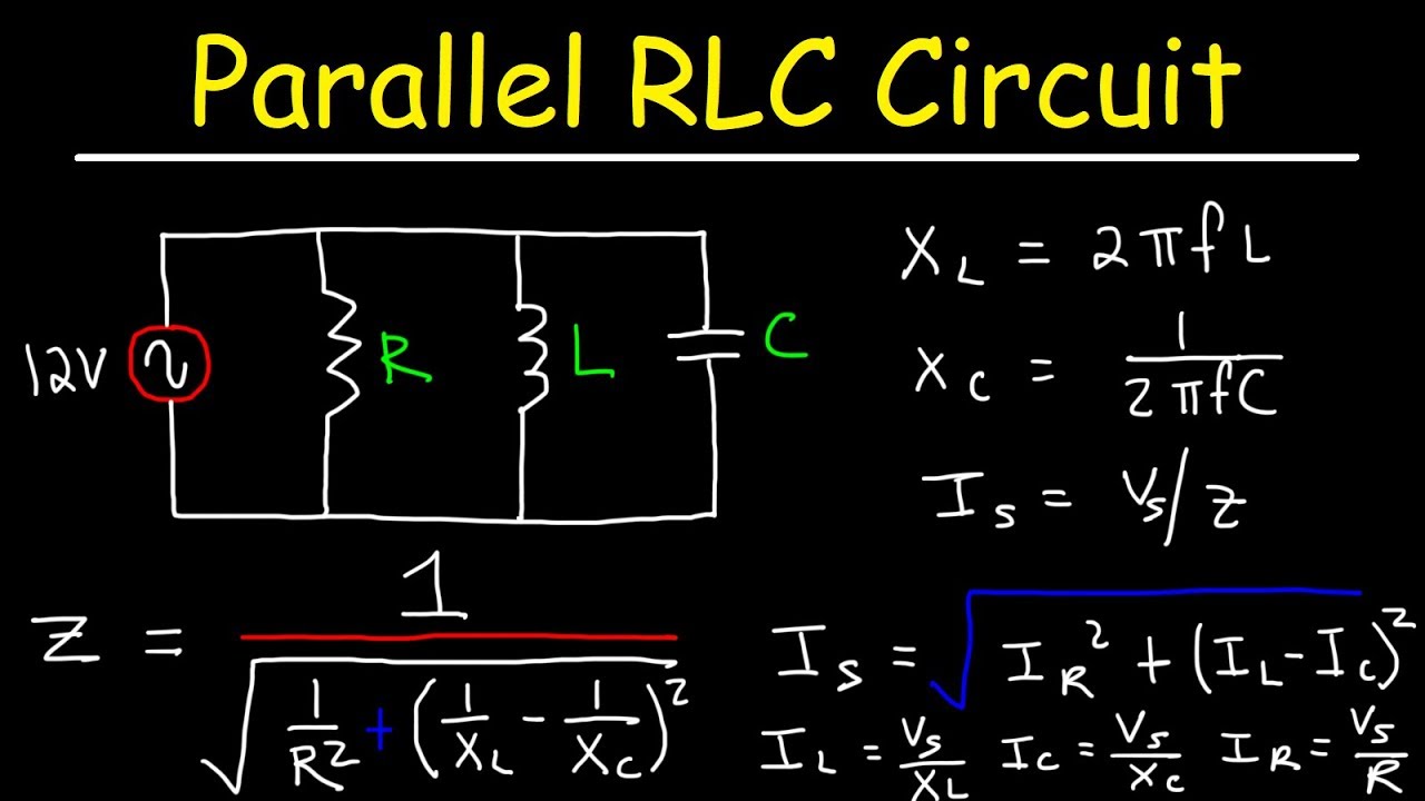 Parallel RLC Circuit Example Problem