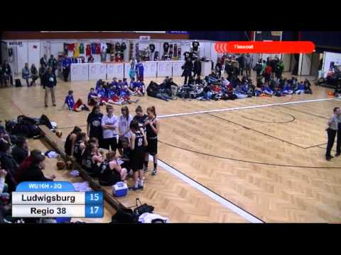 Basketball Wien 2013 Endspiel wU16H Ludwigsburg - Regio 38