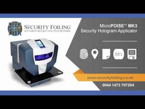 MicroPOISE™ MK3 - Security Hologram System