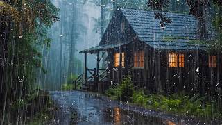 Rain Sounds for Sleeping - Rain on Roof & Distant Thunder for Deep Sleep, Rest, Study, Concentrate