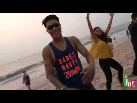 Zumba on a beach in GOA