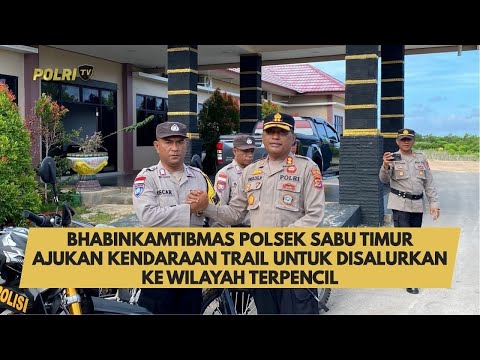 BHABINKAMTIBMAS POLSEK SABU TIMUR AJUKAN KENDARAAN TRAIL UNTUK DISALURKAN KE WILAYAH TERPENCIL