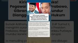 Kirim Surat Terbuka! Anak Buah Purbaya Desak Prabowo & Gibran Mundur, Dianggap Abaikan Aduan Korupsi