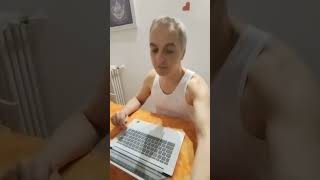 My Husband Unboxing Chromebook